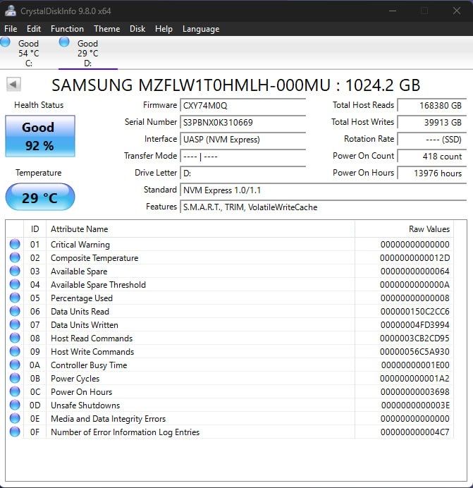 SAMSUNG 1tb NVME ssd в отличном состоянии