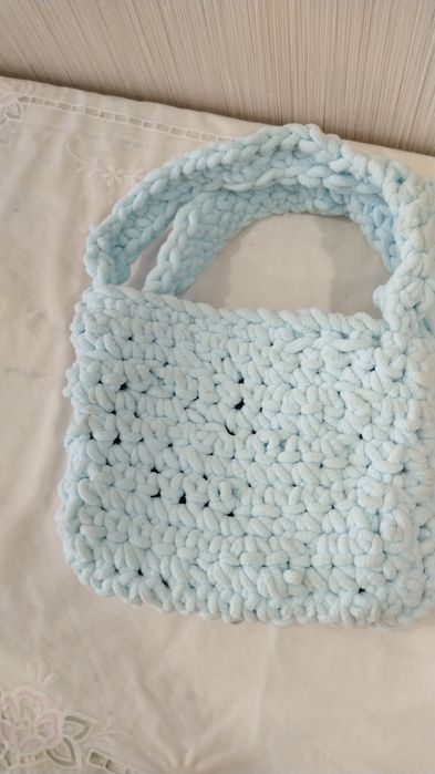 Вязанная сумка  своими руками