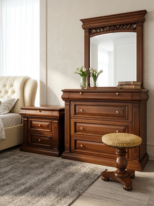 Испанский комод из натурального дерева дуб