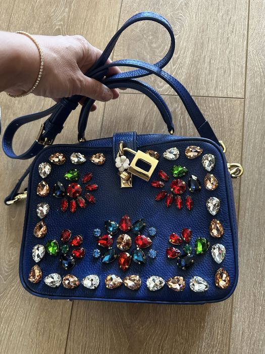 Geantă Dolce & Gabbana din piele  cu pietre- statement