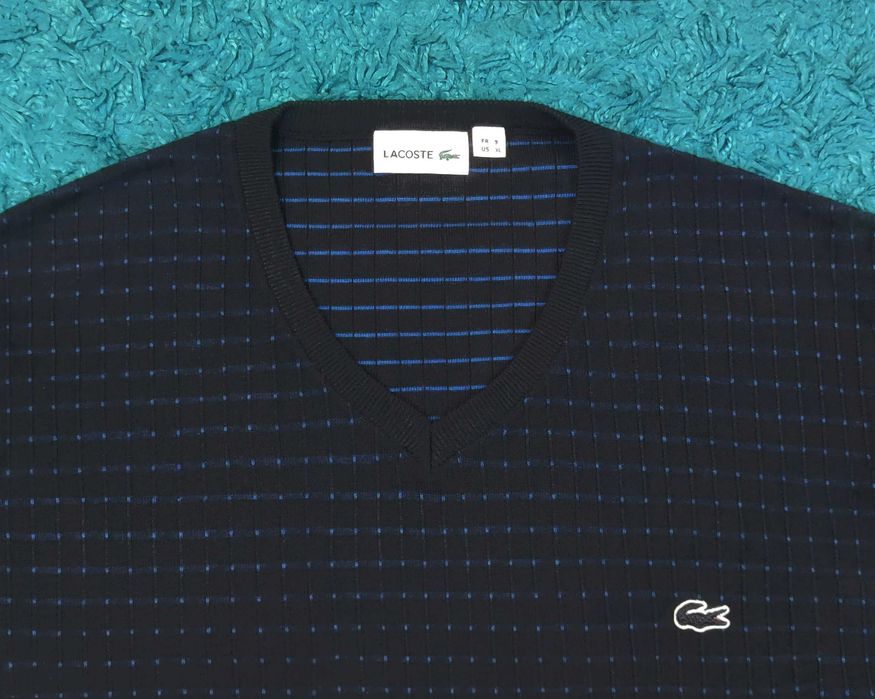 Pulover Lacoste - Regular Navy Blue