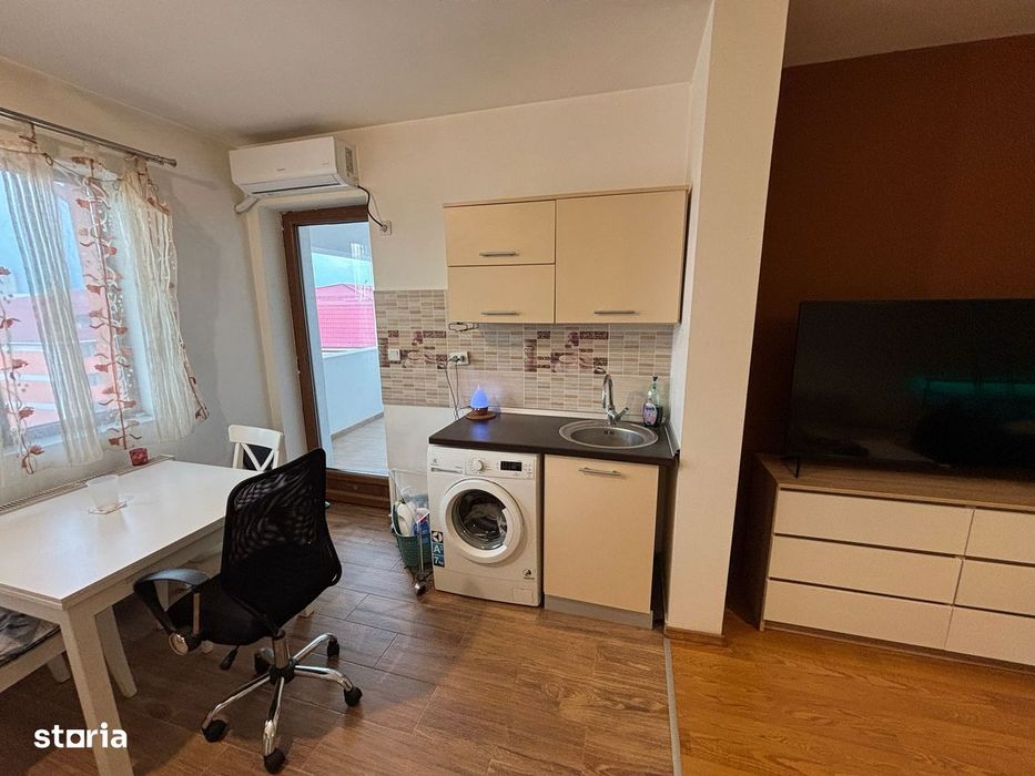 Studio Popesti Leordeni apropiere metrou mobilat si utilat modern et 5