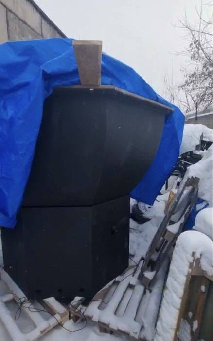 Нержавеющий  банный чан