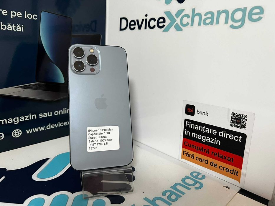 iPhone 13 Pro Max 1TB 100% Blue * Garantie *Buy Back * deviceXchange