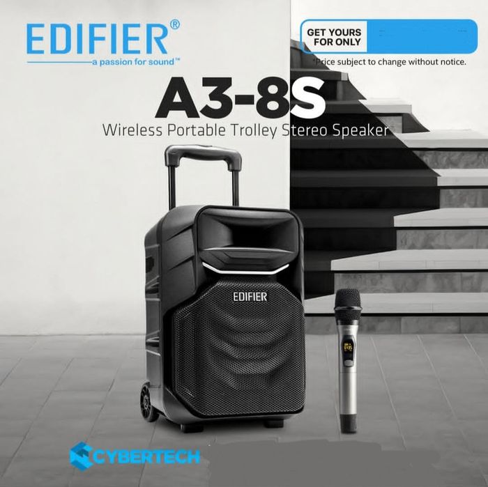 (2в1) Караоке Микрофон+Колонка Edifier A3-8S СКИДКА