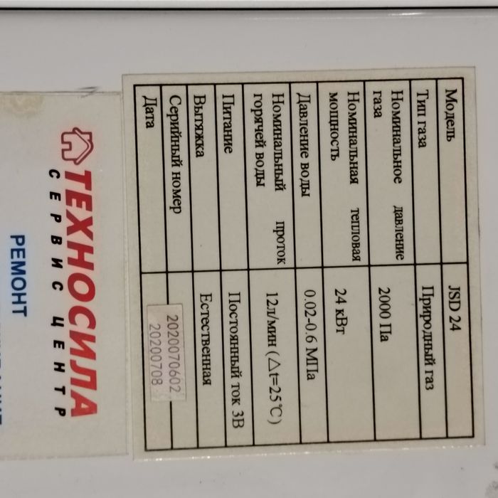 Газовая колонка б/у.