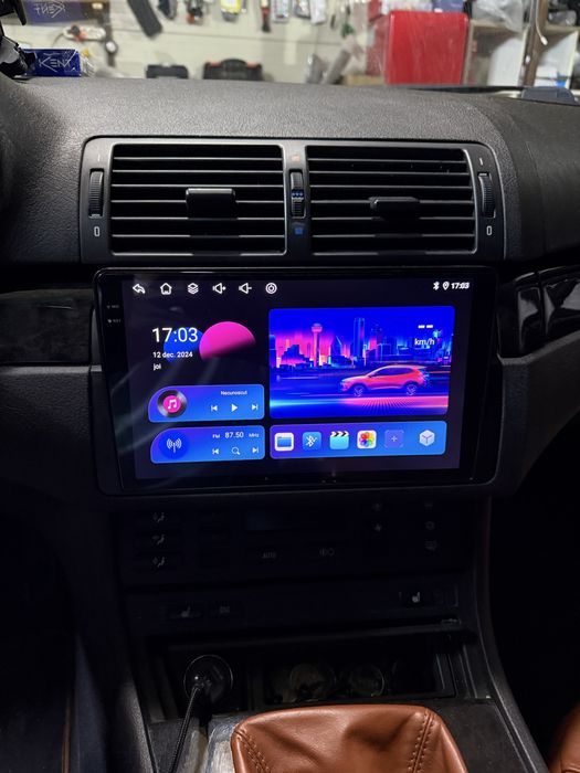 Navigatie Android BMW E46 Seria 3 Carplay Android Auto + Camera