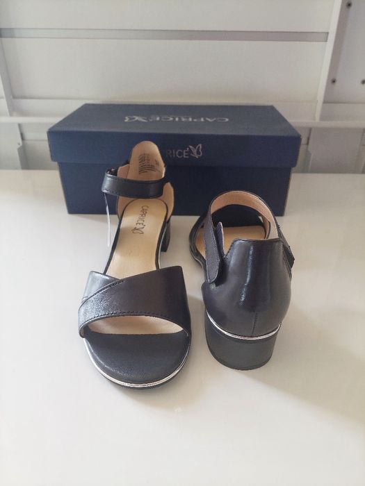 Sandale damă Caprice din piele naturală, mărimea 40