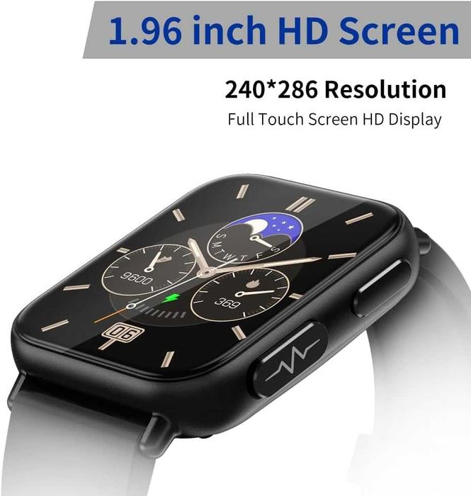 DigiKuber Smart Watch смарт часовник с ECG + PPG, IP68 (Android/iOS)