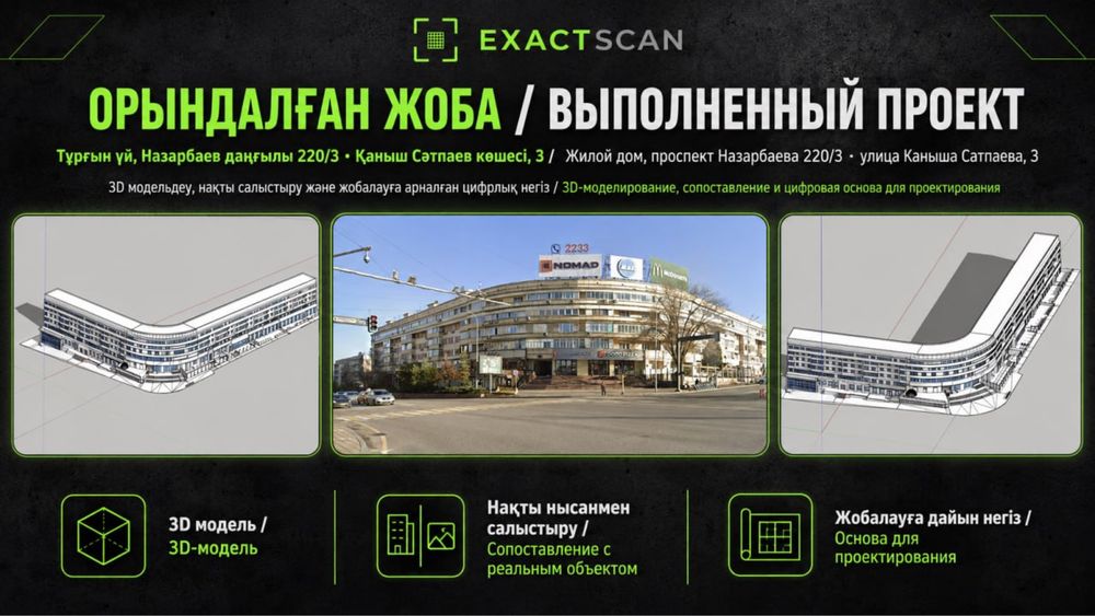 3д лазерное сканирование зданий