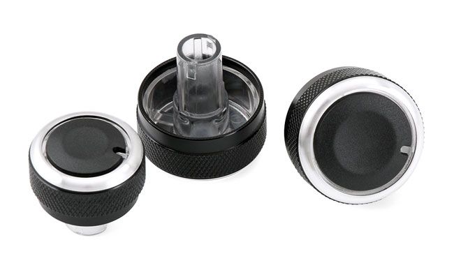 Butoane metalice rotunde aer A/C - VW Golf 5, Passat B6; Octavia 2 etc