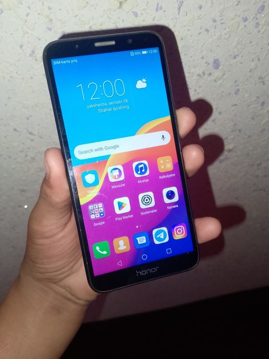 Honor 7s sotiladi aybi sim karta tushmaydi 16 GB qogani ideal