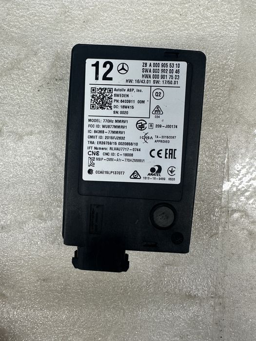 Senzor radar mercedes cod:a0009055310.
