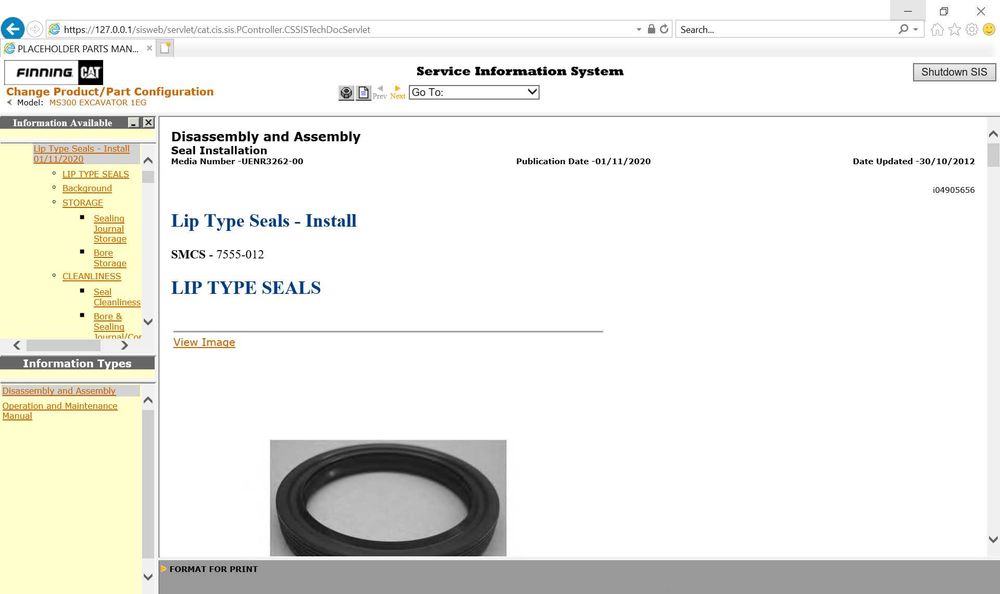 Instalare Caterpillar SIS CBT 2021.10 manuale, scheme catalog de piese