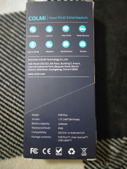Смарт часы Colmi Smart watch p28plus