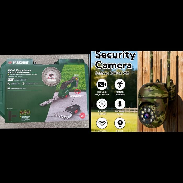 Masina Gazon  si gard viu + camera Smart