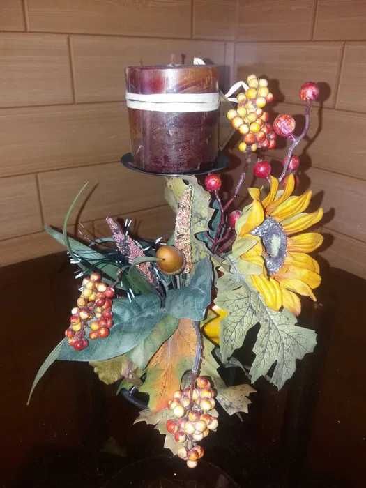 Подсвечник в композиции 32 см