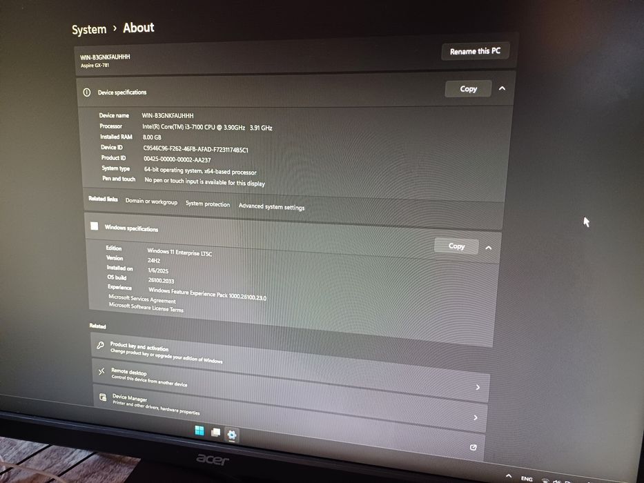 Продается игровой компьютер Acer