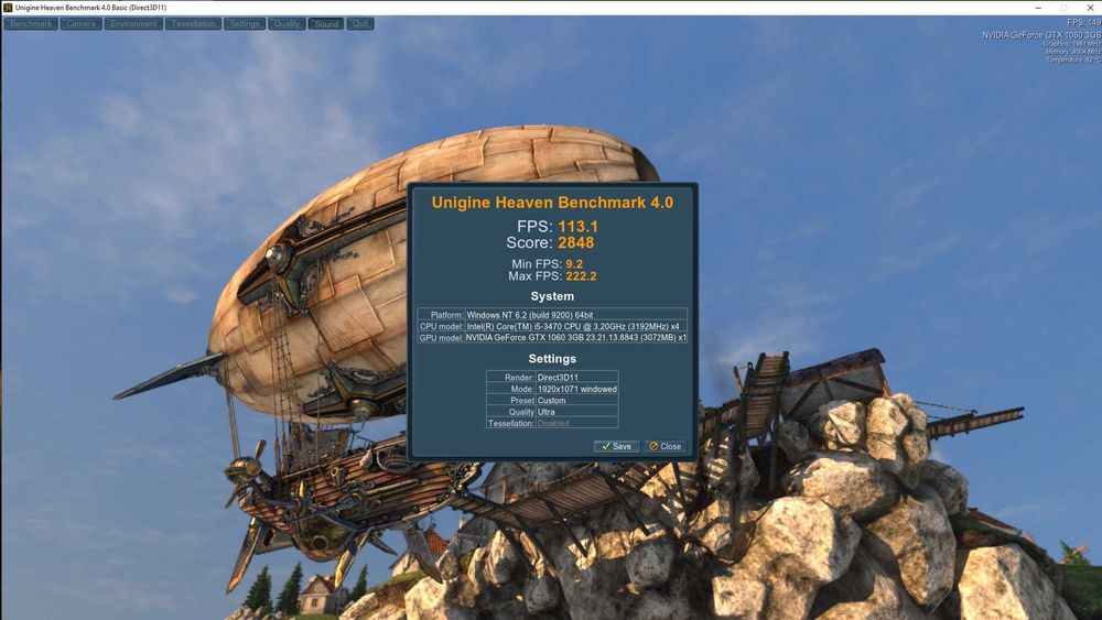 Видео карта Gainward GeForce GTX 1060 3GB