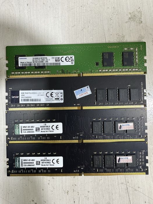 DDR 4 8gb 3200MHz компьютерные