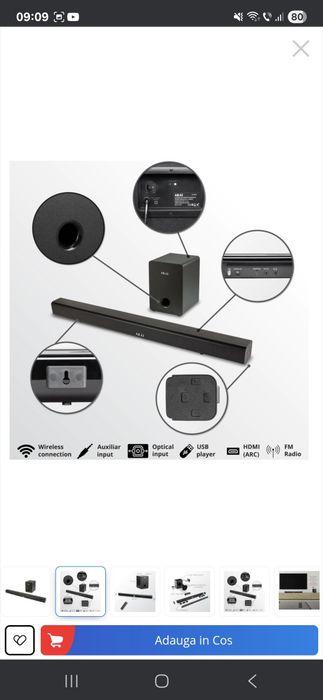 Soundbar AKAI  nou!!