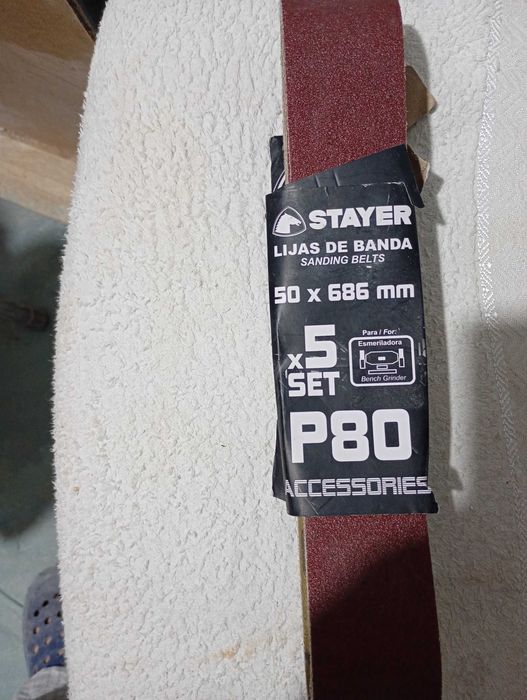 Set 5 bucăți Banda Abraziva Stayer 50* 686