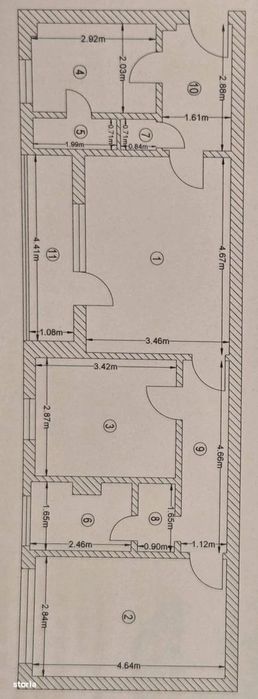 Apartament 3 camere de vânzare Apusului — fotografia 3