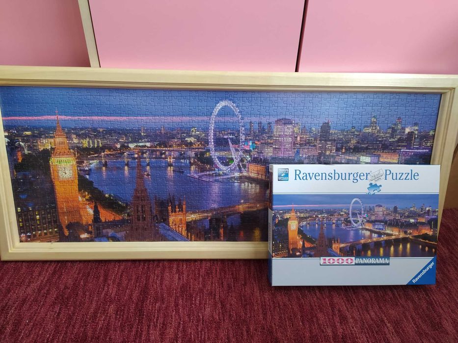 Пъзел в дървена рамка