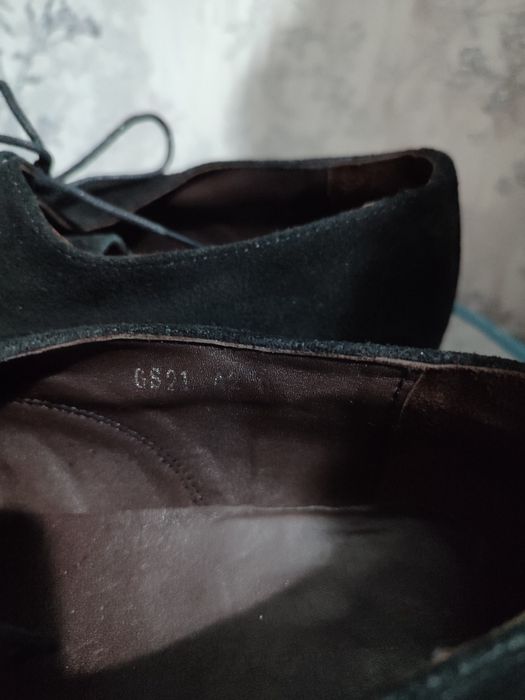 мужские туфли замшевые
