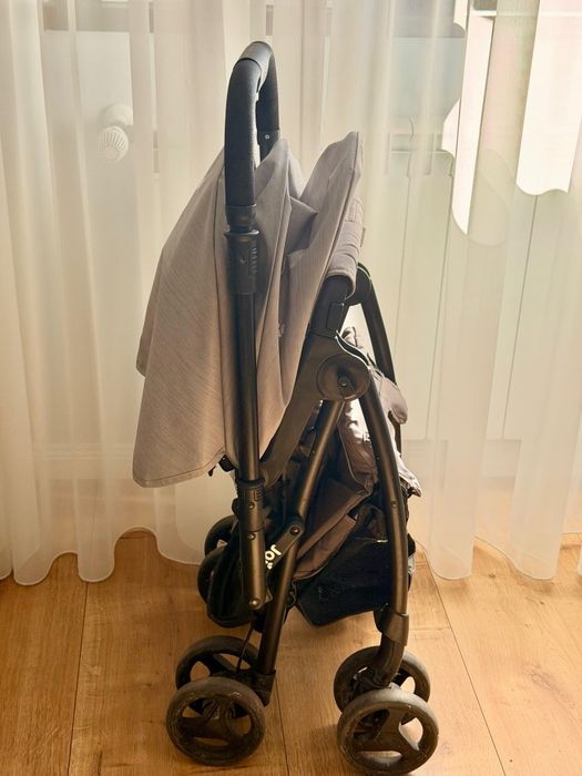 Carucior cu maner reversibil Joie Mirus Dark Pewter