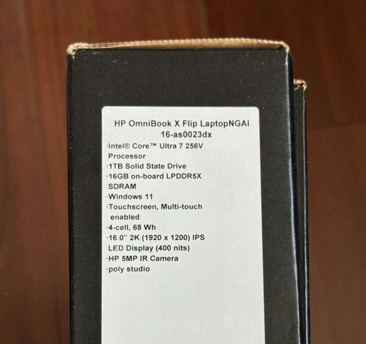 HP Noutbuk Ноутбук Оптом Рассрочка OmniBook X Flip 16-AS0023DX
