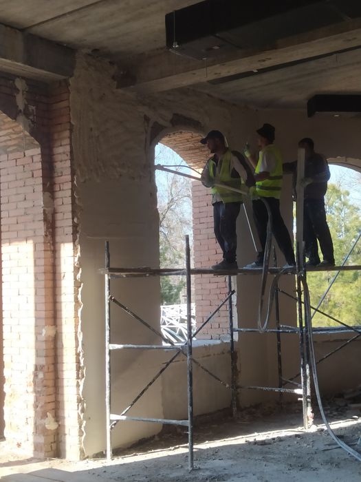 Механизированная штукатурка гипсовая