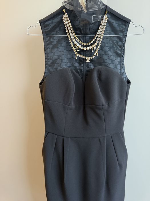 Черна рокля Elisabetta Franchi