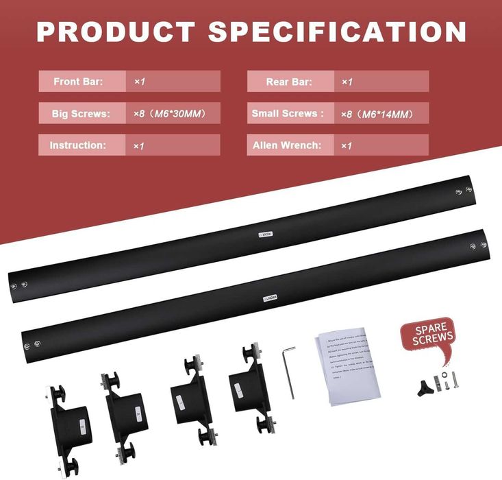 Напречни Греди за Багажник -  Toyota 4Runner Rails KINGGERI