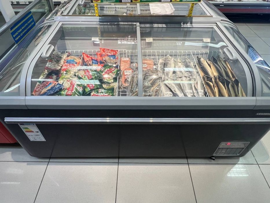 морозильник овальной стекло 750 л