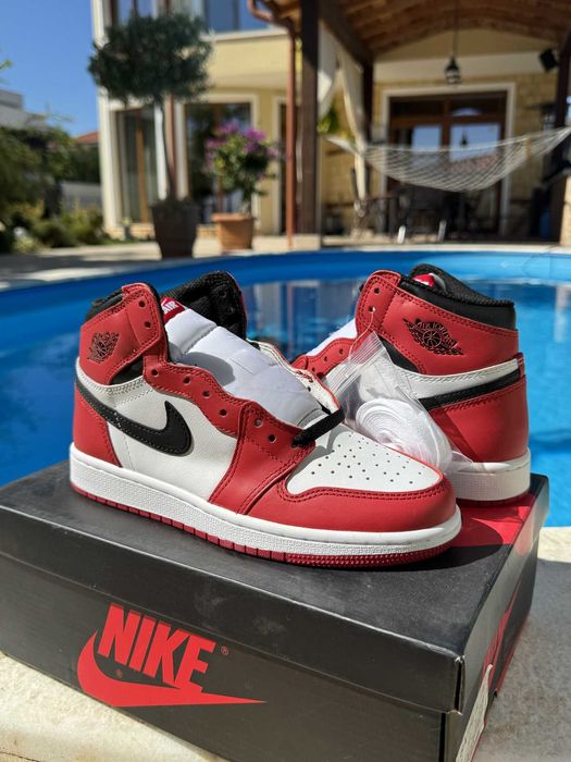 Jordan 1 Retro High Chicago 38 EUR Кецове + Кутия Нови