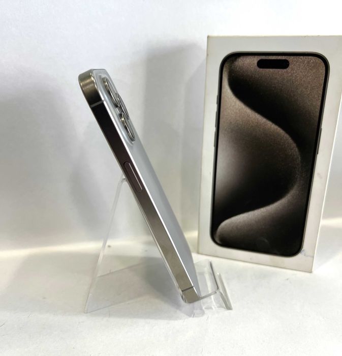 iPhone 15 Pro, 128GB,  Natural Titanium, impecabil!