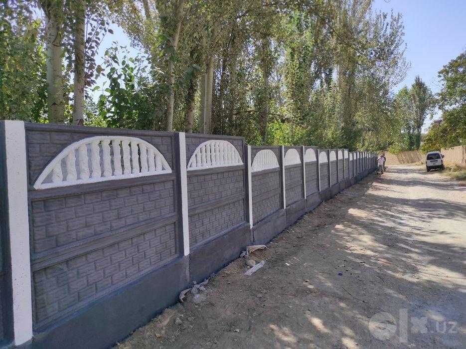 yevro zabor / beton devor / devor qurish /