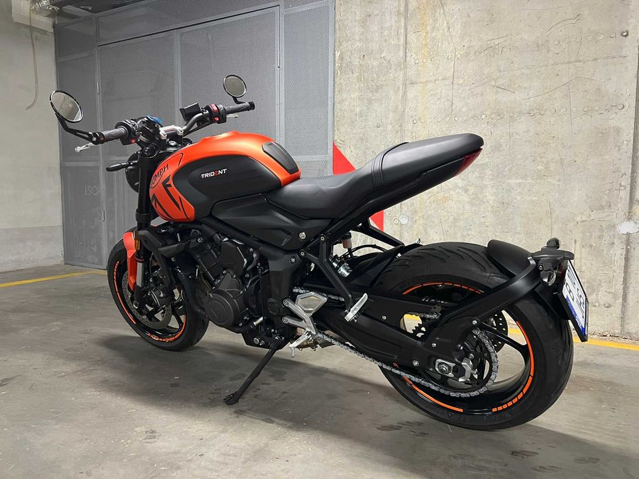 Triumph Trident 660 - Revizie la Triumph Bucuresti - Cu Accesorii