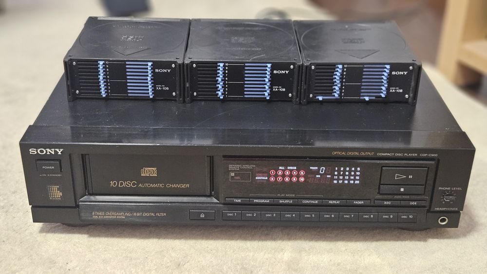 Sony CDP-C900 + 3 magazii XA-10B