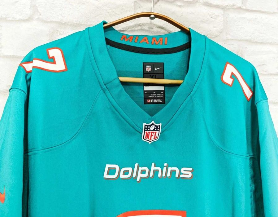 Miami Dolphins Rugby Nike NFL Jersey #7 Sanders мъжка тениска размер XL
