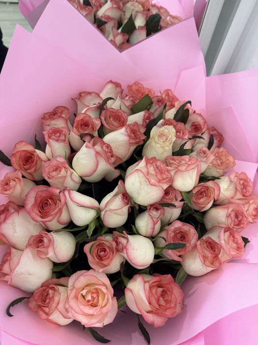 Цветы 51 штук роза