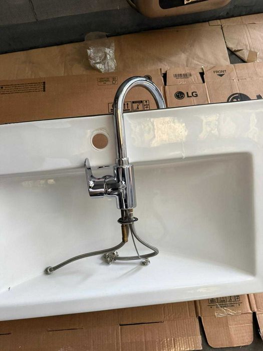 Lavoar și baterie chiuveta baie, GROHE, sanitare secon-hand