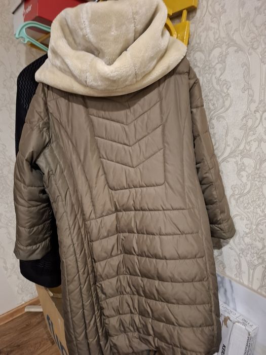 Зимнее стеганое пальто