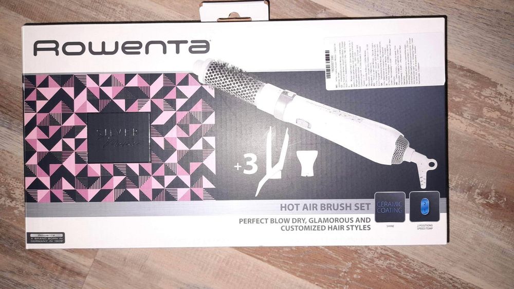 Rowenta hot air brush set - Четка с горещ въздух