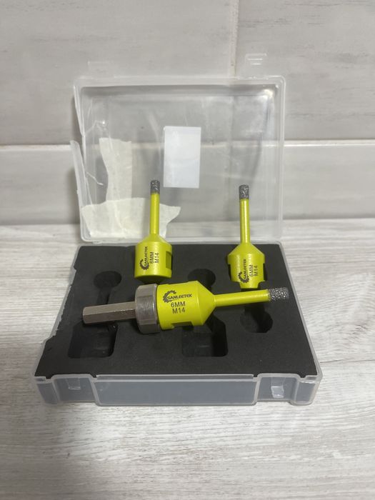 Burghiu cu diamant SANLEETEK - 6mm - 3 bucati