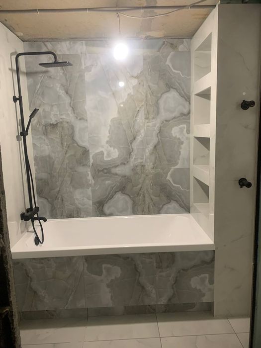 Кафель Аккуратно кладём