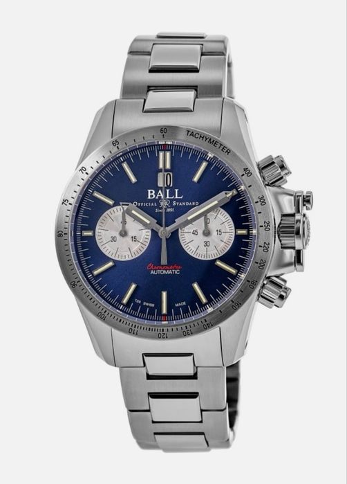 Швейцарские часы Ball, механический хронограф