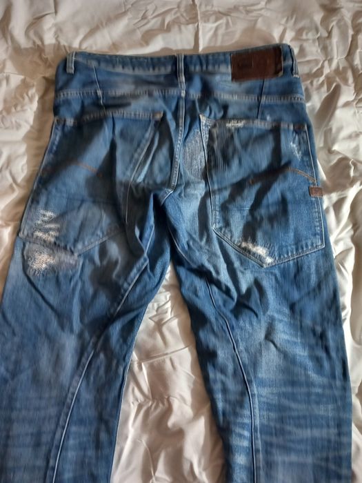 Зимни мъжки дънки,с метални копчета.