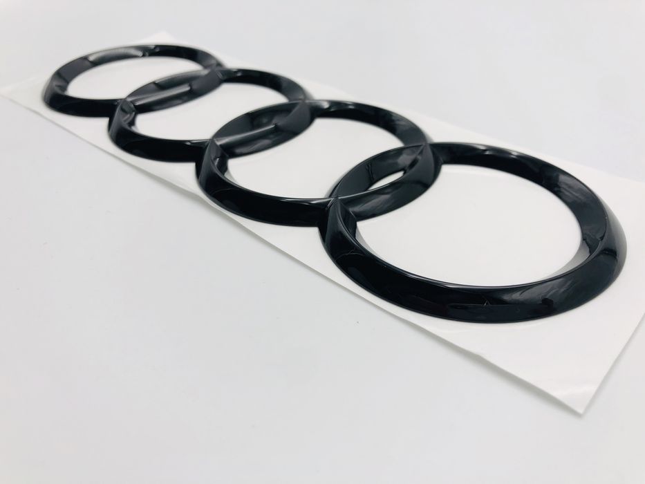 Emblema Audi 230 mm spate negru